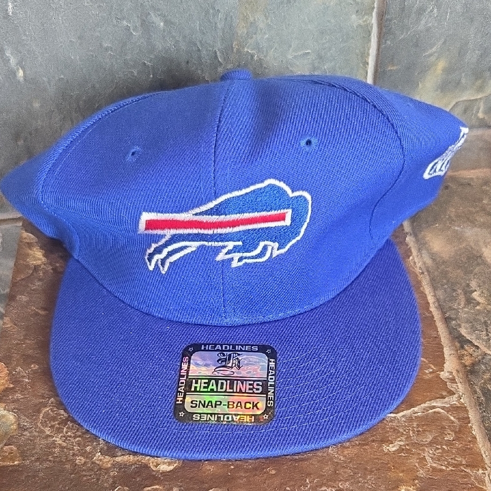 Blue Snapback Cap with Buffalo Logo